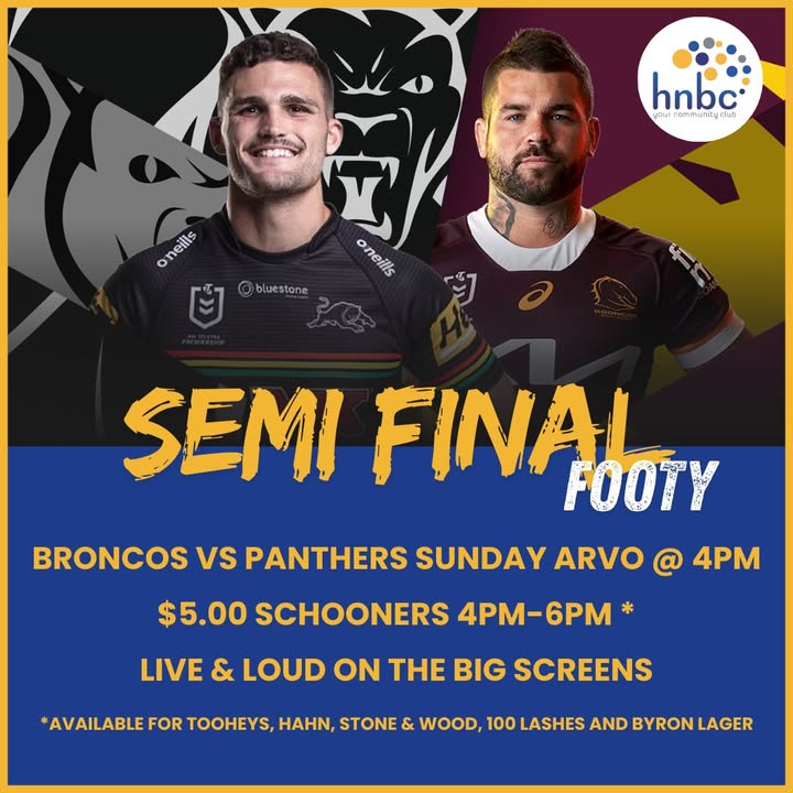 Featured image for “NRL Semi Final Sunday: Cold Beers & Great Service at Hamilton North Bowls Club”