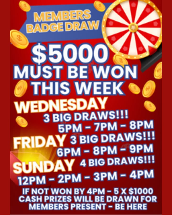 Featured image for “Win $5,000 Members Badge Draw at Hamilton North Bowls”
