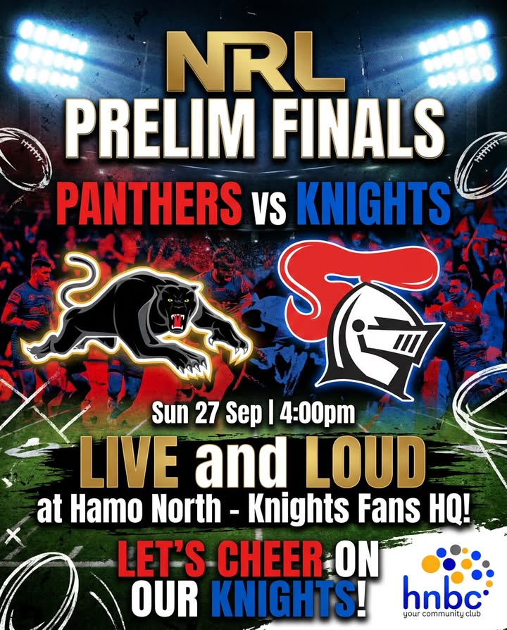 Featured image for “Knights Prelim Final Live at Hamilton North Bowls Sunday”